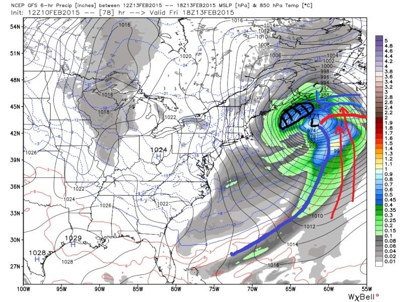 CCB Banding (Cold Air Conveyor Belt) Gfs_pr12