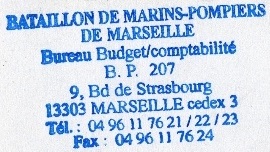 * MARINS-POMPIERS DE MARSEILLE * 203-0910