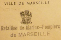 * MARINS-POMPIERS DE MARSEILLE * 58-1210