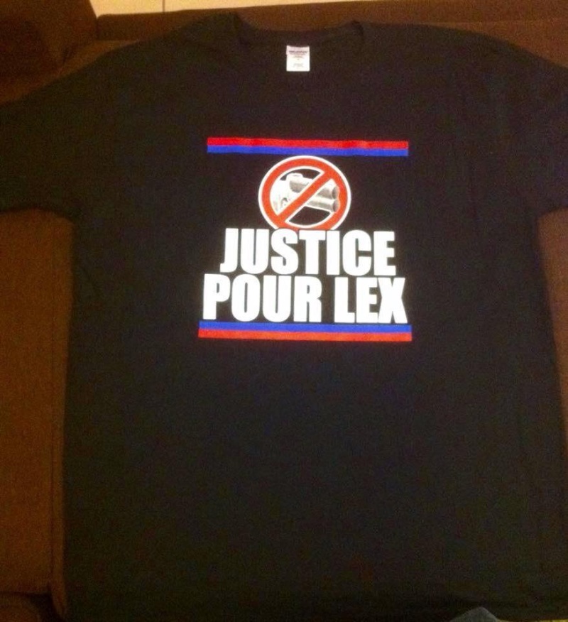 (Vente officielle) T-shirt "Justice pour Lex" 10345510