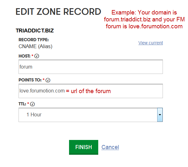 domain taken - Domain transfer Cname110