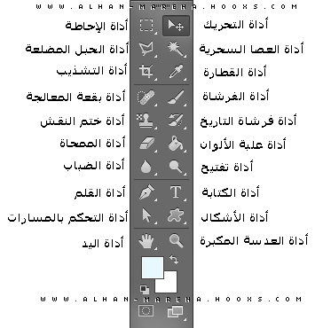 دورة الفوتوشوب : الدرس الأول ،أساسيات : صندوق الأدوات 1 Ai_ou10