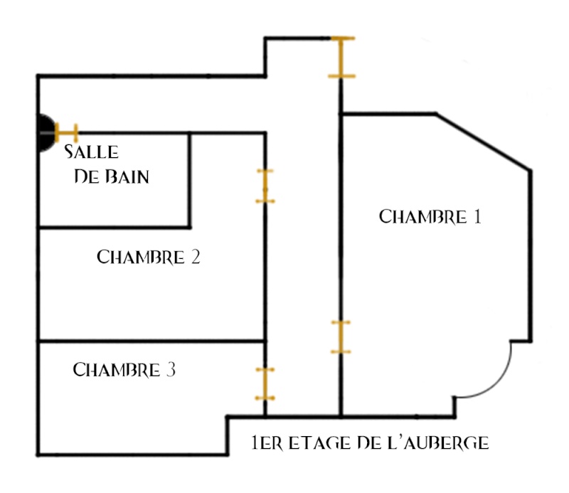 Plan de l'auberge  1er_yt10