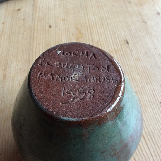 Anyone able to shed light on Norma on this studio pottery vase date 1958? Img_0018