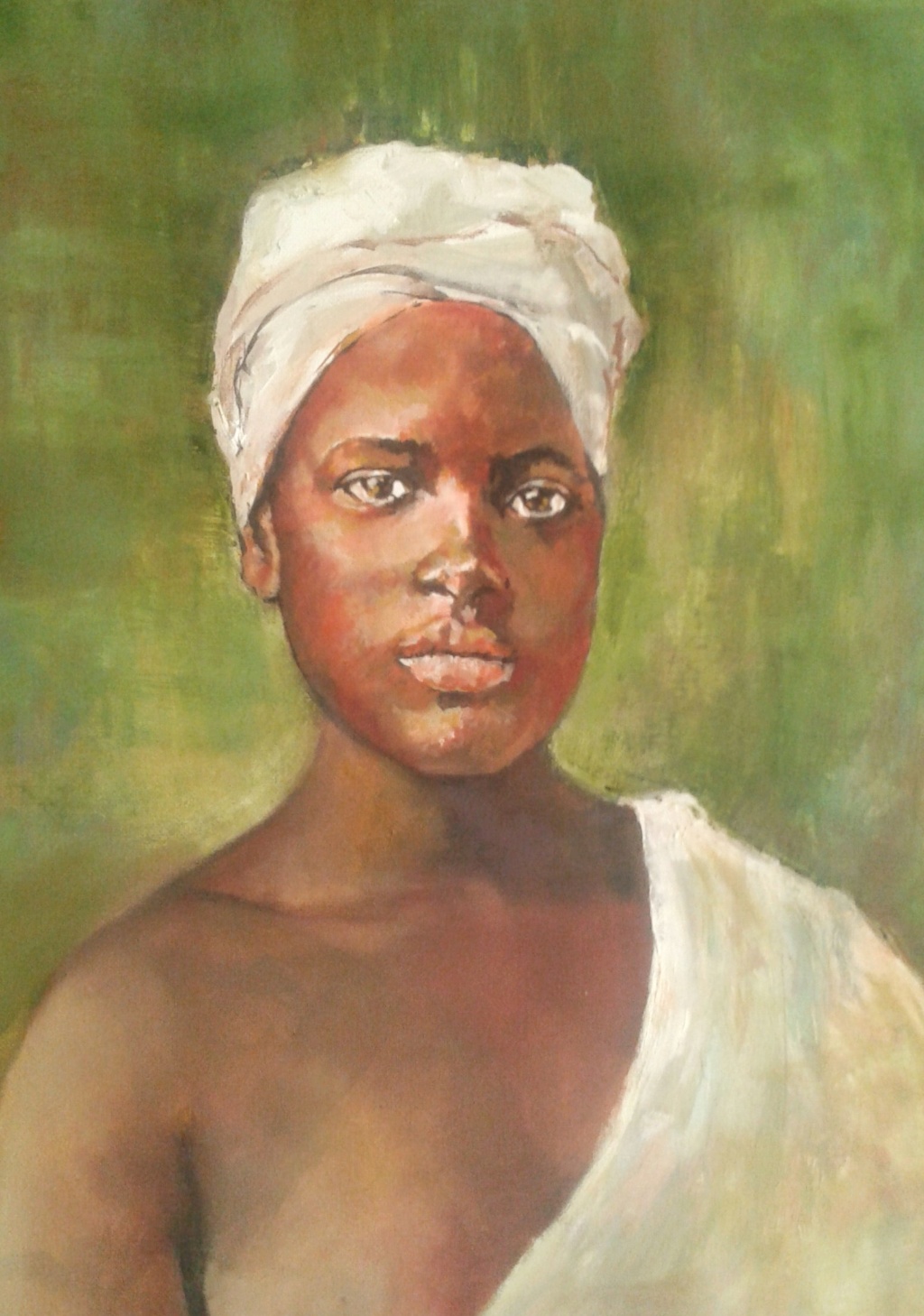 [huile] portrait d'une esclave 20180919