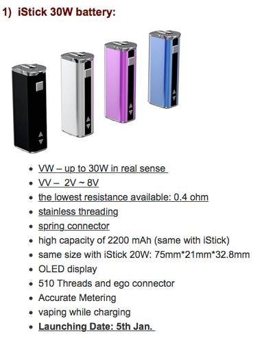 Istick mod 20W de Eleaf 10904210