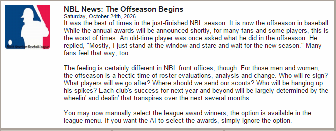 NBL News: The Offseason Begins Offsea10