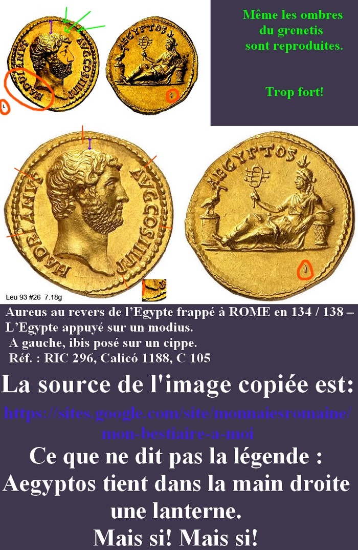 Aurei d'Hadrien avec l'Egypte au revers !!! Oh ... Oh ! Ak_egy10
