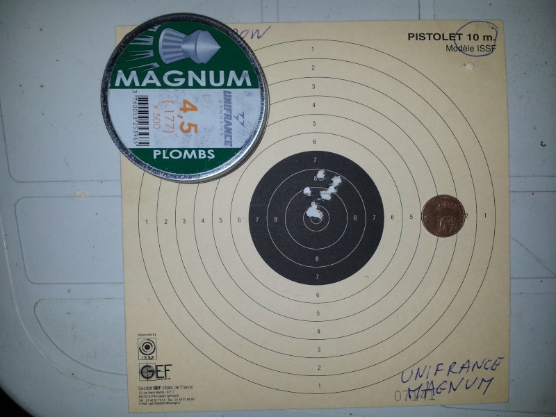 850 air magnum - comparo unifrance magnum, gamo lethal, TS10, rocket, expander, match... Unifra10