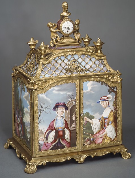 Pendules, automates, coffrets et autres objets précieux de l'horloger joailler James Cox (1723-1800) Es518910