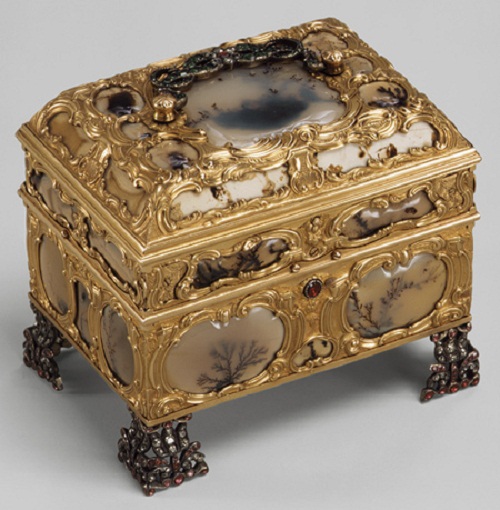 Pendules, automates, coffrets et autres objets précieux de l'horloger joailler James Cox (1723-1800) Necess12