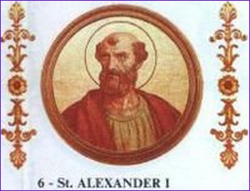 Chronologie des papes - Alexandre 1 er 000_0572