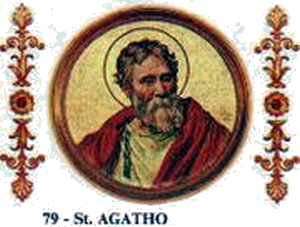 Chronologie des papes - Agathon 12