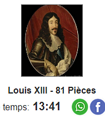 Les Rois - Louis XIII 13l10