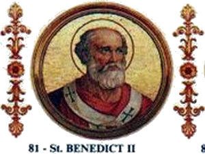 Chronologie des papes - Benoît II Benoit10