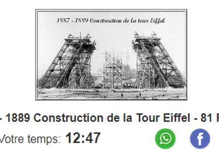 Construction de la Tour Eiffel 1887 - 1889 Eiff10
