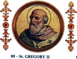 Chronologie des papes - Grégoire II Gregor10