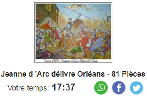 Jeanne d'Arc délivre Orléans - 8 Mai 1429 Jjjjjj12