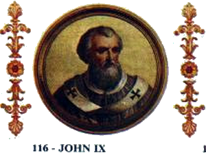 Chronologie des papes - Jean IX John_i10