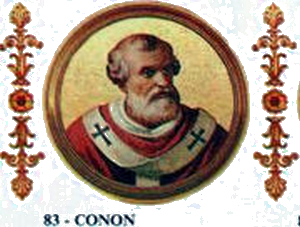 Chronologie des papes - Conon Konon10