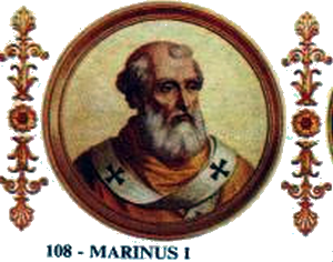 Chronologie des papes - Marin 1er Marinu10