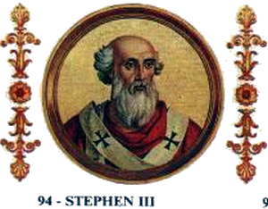 Chronologie des papes - Étienne III Stephe10
