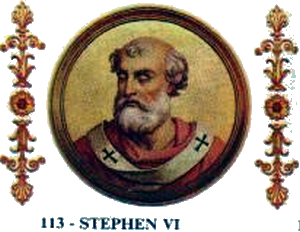 Chronologie des papes - Etienne VI Stephe12