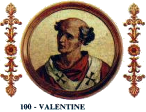 Chronologie des papes - Valentin Valent11