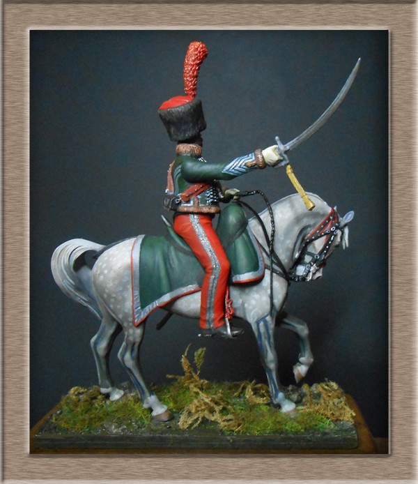 Chef d'escadron de Chasseurs à Cheval de la ligne 3è rgt 1809 MM 54mm 74_11012