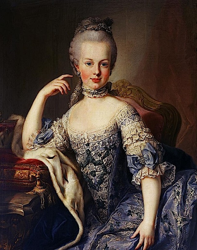 Marie Antoinette au clavecin, par Drouais ou Wagenschön?  1767_110
