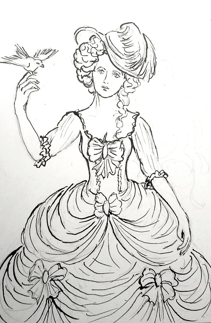 A voir sur ses pages deviantart beaucoup de dessins et croquis historiques et des photos J épingle ce que j ai trouvé concernant Marie Antoinette