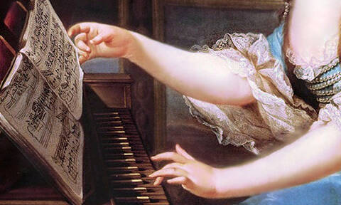 Marie Antoinette au clavecin, par Drouais ou Wagenschön?