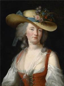Marie-Antoinette en costume de paysanne (anonyme) Zzzzzz19