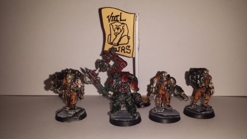 [FINI] [wedge/ dark angels ] Techmarine  et ses serviteurs 20150215