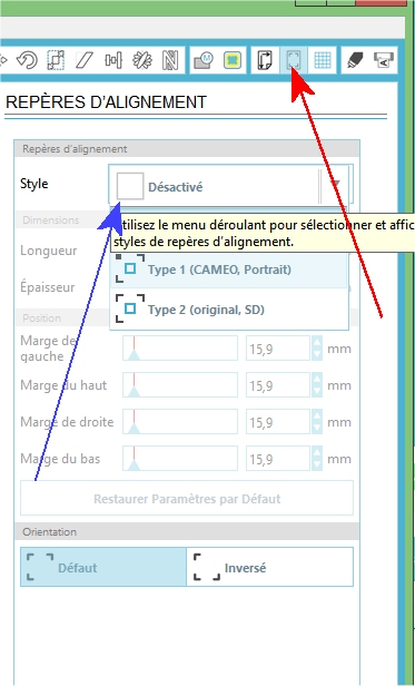 Echec de l'alignement sur Silhouette Studio v3 Im2110