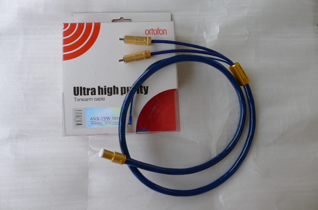 Ortofon 6NX-TSW1010 Ultra high purity tonearm cable RCA - 5 pin terminal (Used) SOLD P1100221