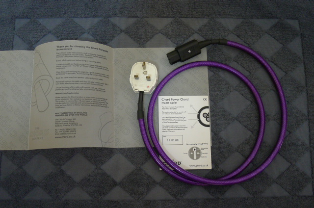 The Chord Company Chord Power Chord - 1.5m (Used) SOLD P1100236