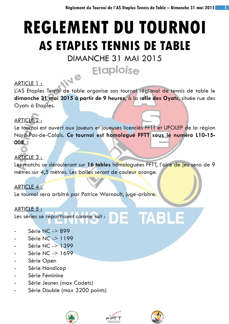 Tournoi de l'ASTT Etaples - Dimanche 31 Mai 2015 Ryglem11