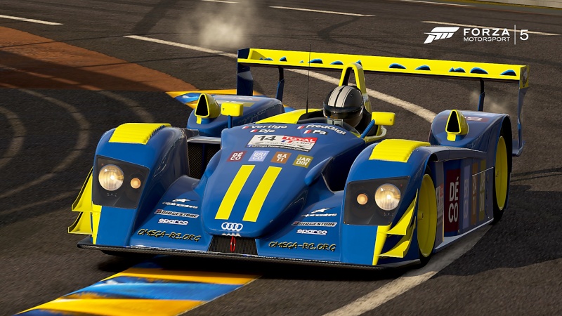 Audi R8 LMP1 - Livrée Le Mans Multi Classes Forza-10