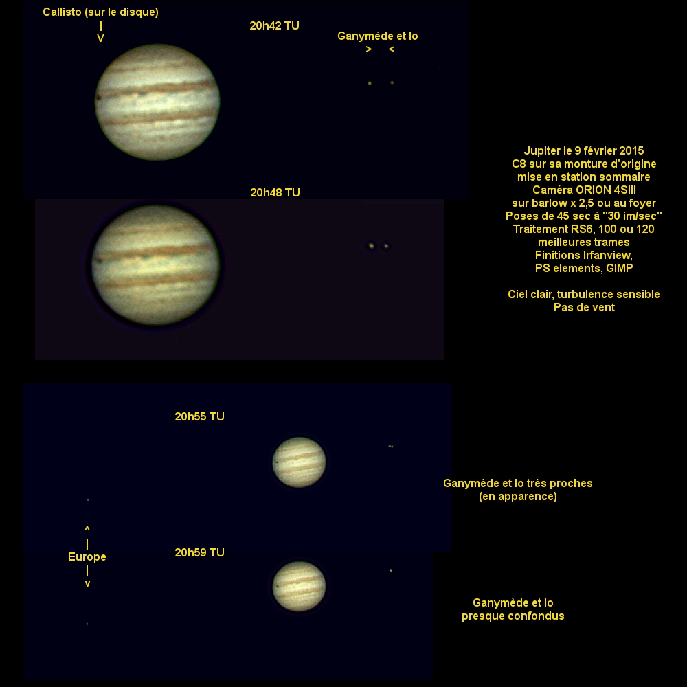 Jupiter le 9 février vers 20h50TU avec phemu Ganymède / Io Jupite10
