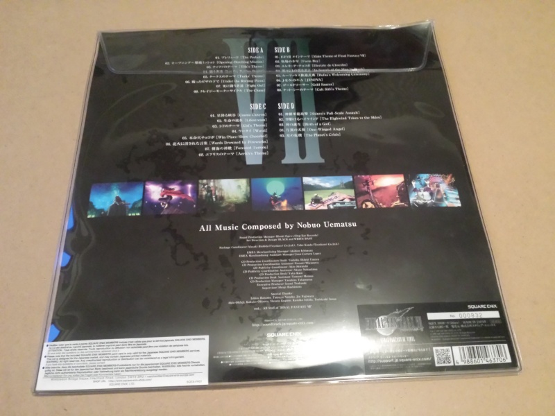 [VTE] Vinyls Final Fantasy VII - édition numérotée n° 832 / 1200 20150126