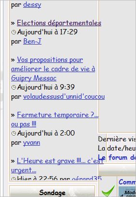 Important: Modification du widget Derniers Sujets Fermy10