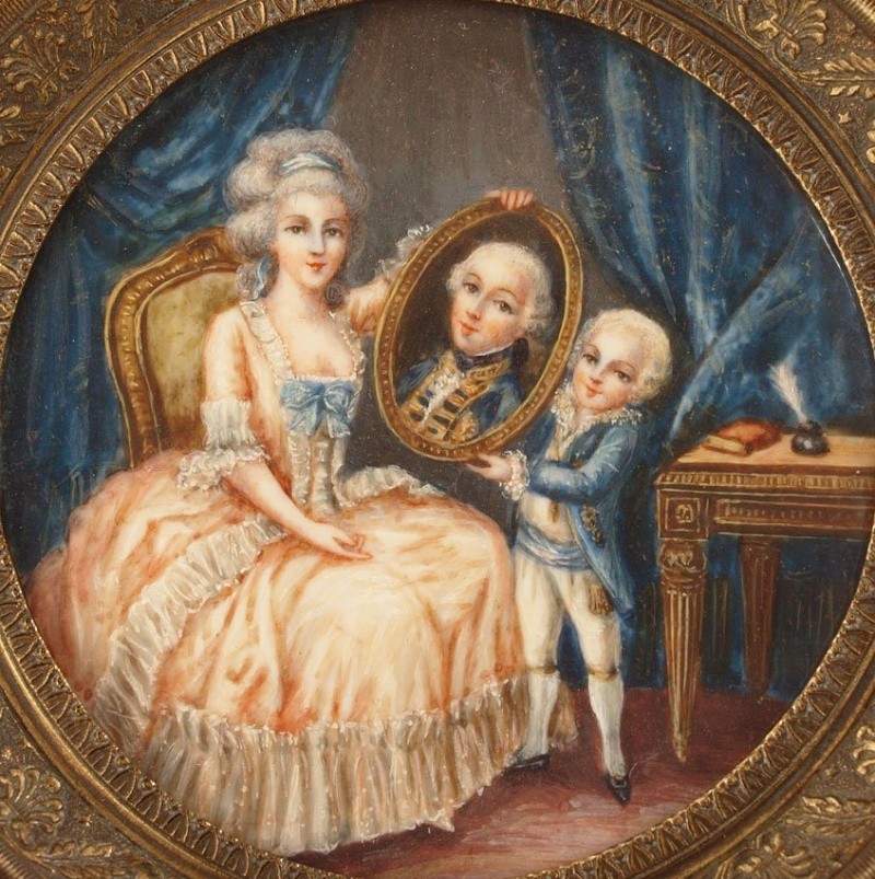 Les miniatures représentant la Reine Marie-Antoinette - généralités 12971710
