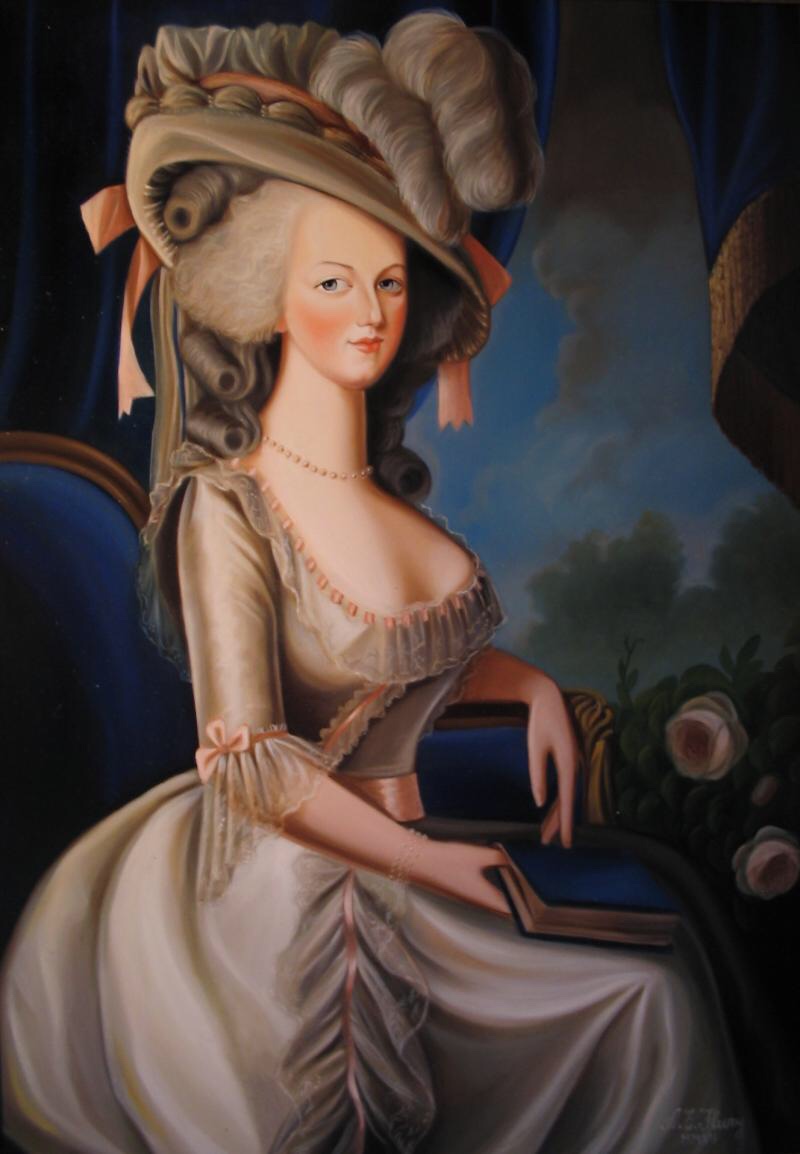 Marie Antoinette: oeuvres contemporaines d'après anciennes Tumblr18