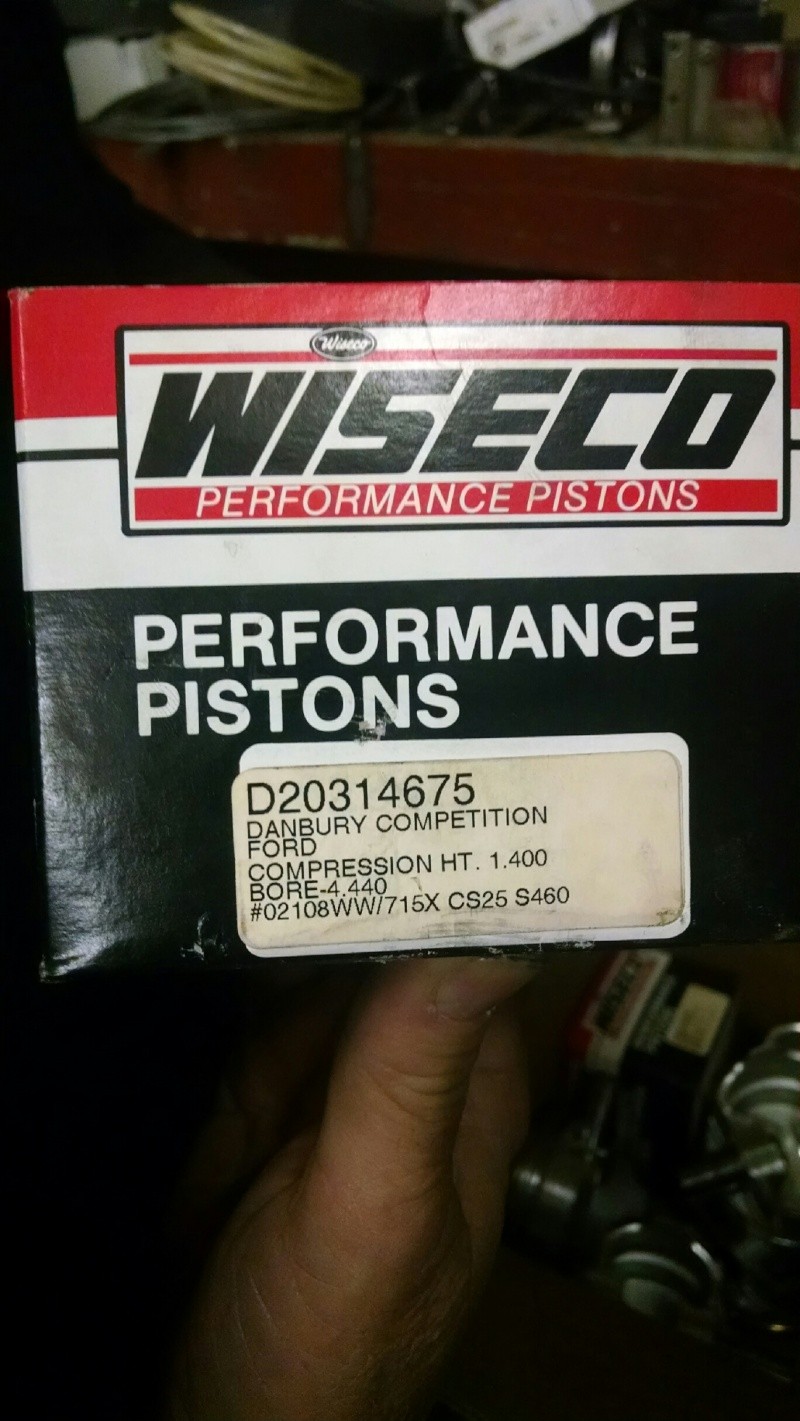 SOLD---Wiseco A460 pistons. 4.440 bore  8 used and 2 new Wiseco10