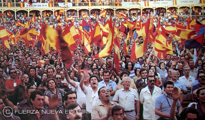 Blas Piñar - Discurso 18 de Julio de 1981 en la Plaza de Toros de Aranjuez  Mitinf10