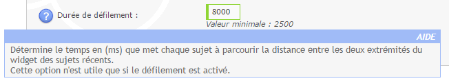 Important: Modification du widget Derniers Sujets 10-03-19