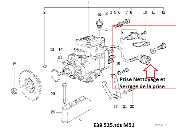 pompe - [ bmw E39 525 tds M51 an 1997 ] voyant "dde" + voiture qui s'étouffe en roulant  - Page 2 13_e3910