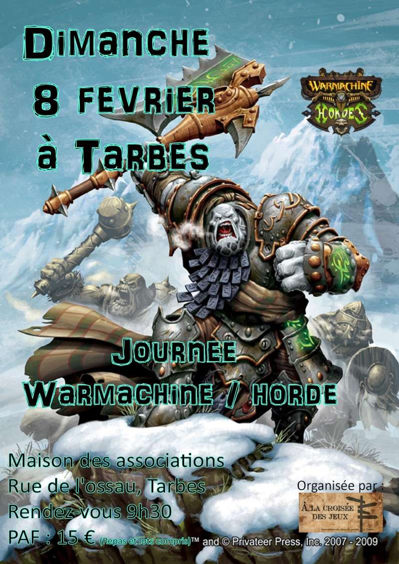 Tournoi Warmachine/Horde - Dimanche 8 février - Tarbes  Affich10