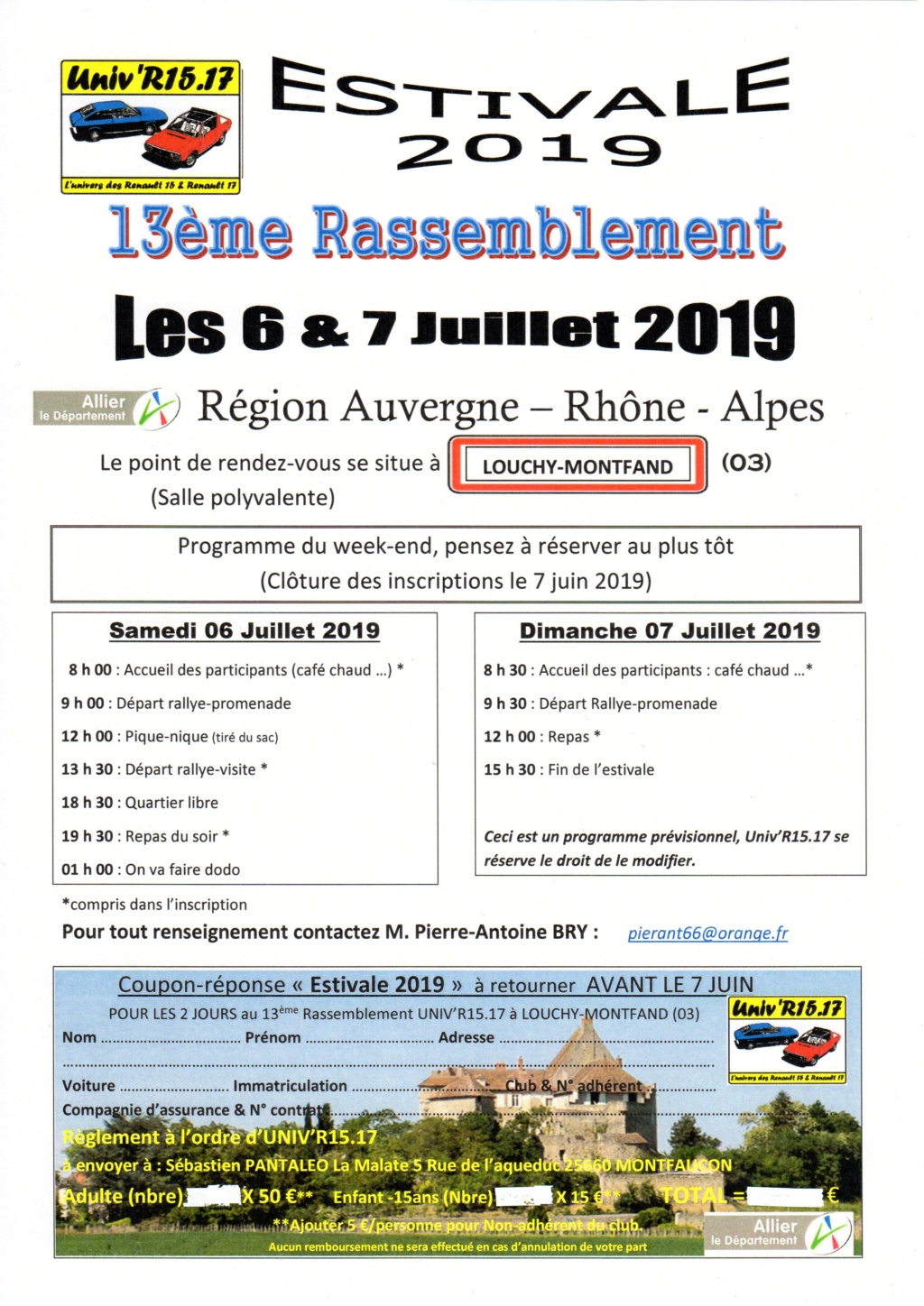 ESTIVALE 2019 les 6 et 7 juillet en ALLIER - Page 2 Img02710